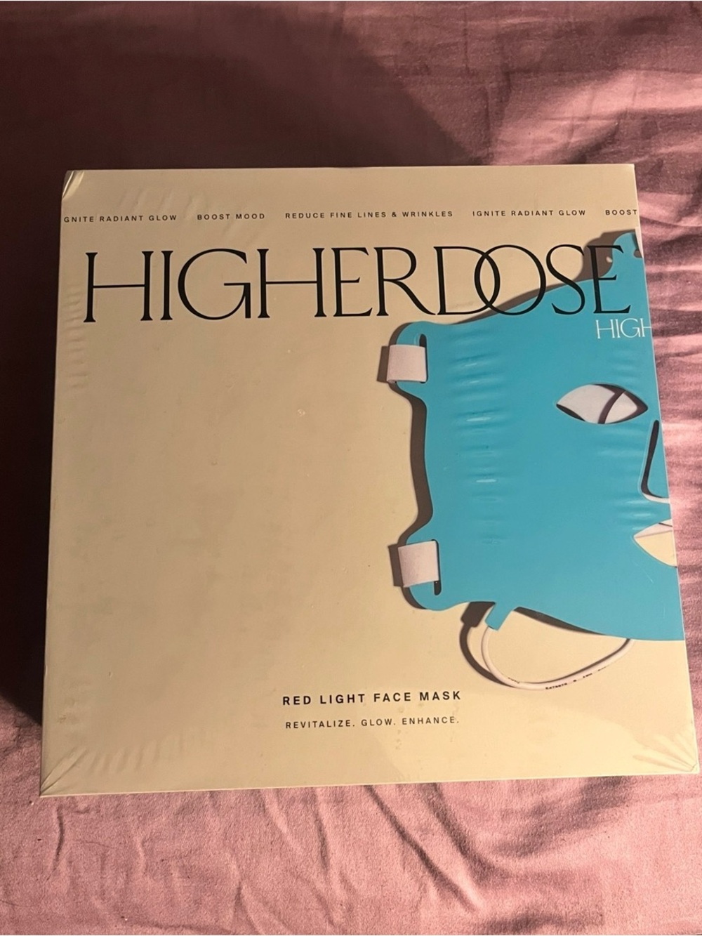 BRAND NEW: HigherDOSE Red Light Face Mask